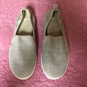 Sanuk Woven Slip-ons Gray Size 8